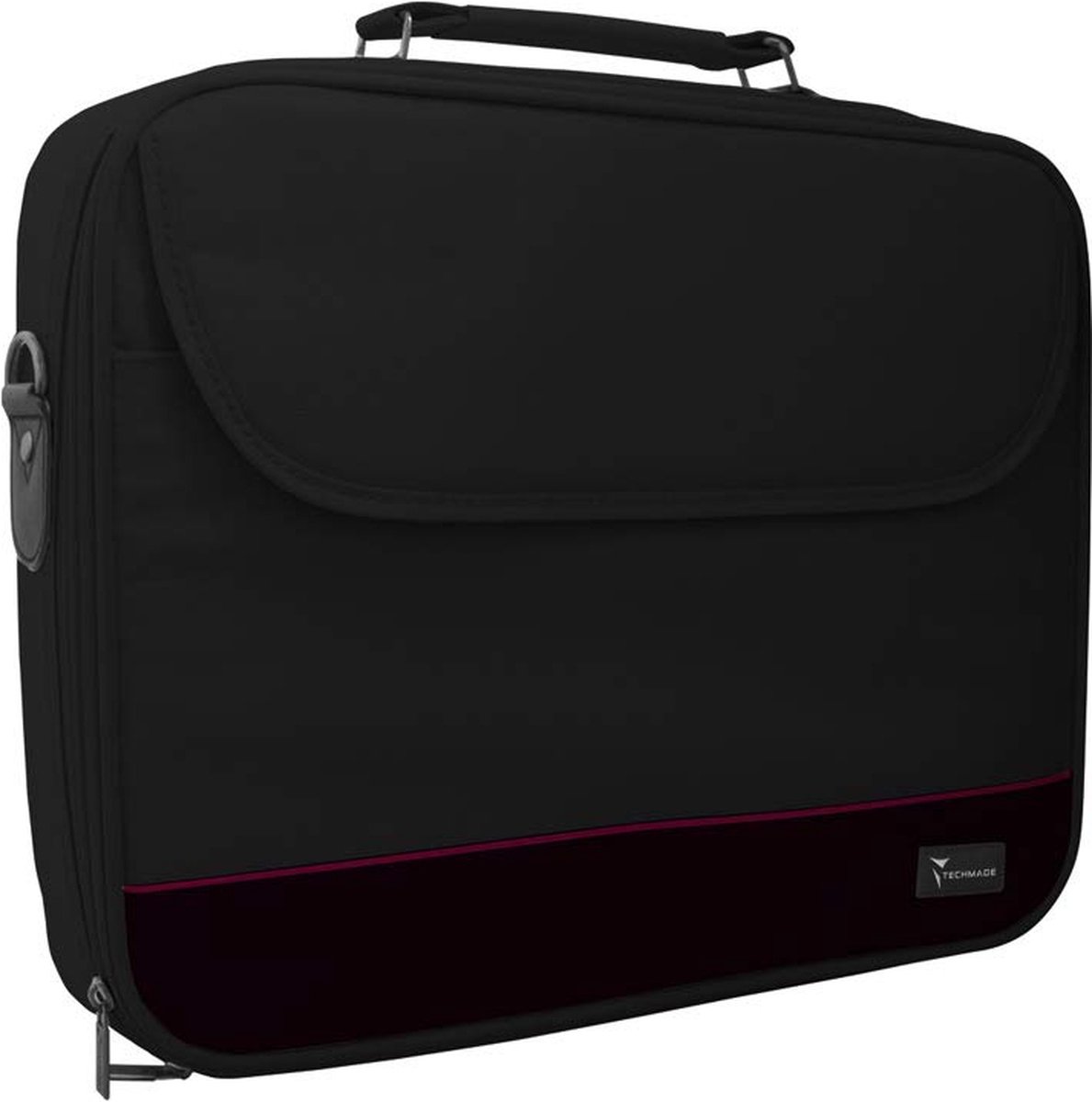Techmade NH-1001-NEW notebooktas 39,6 cm (15.6'') Aktetas Zwart