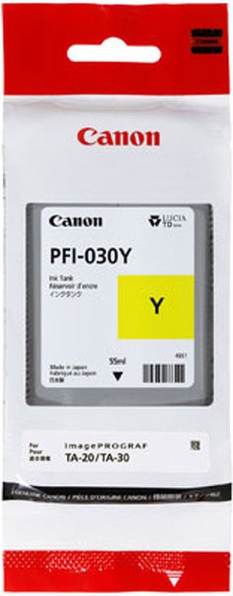 Original Ink Cartridge Canon 3492C001AA Yellow