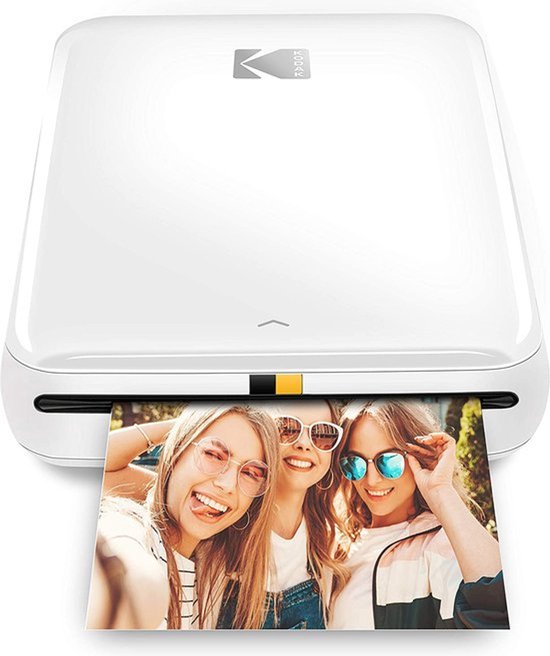 KODAK Instant Printer ホワイト Kodak Step Instant Foto Printer - Bluetooth/NFC - 5,1 x 7,6 cm