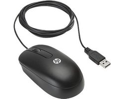 HP QY777AT USB Optical Scroll Mouse USB Optisch 800DPI Ambidextrous Zwart muis