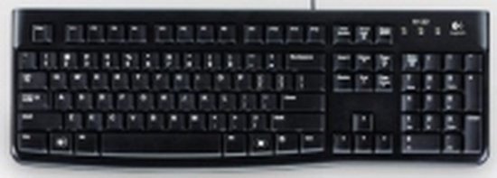Logitech K120 - Bedraad Toetsenbord - QWERTY ISO - Zwart