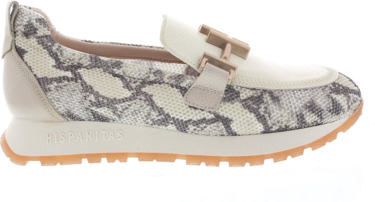 Dames Instappers & Ballerina's Hispanitas Hispanitas Phv253919 Piton Taupe - Maat 39