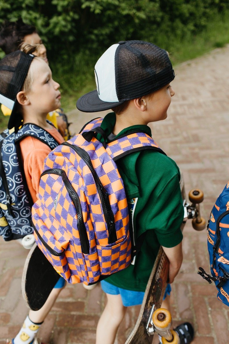 LITTLE LEGENDS BACKPACK L MULTI CHECKERBOARD – foto 7