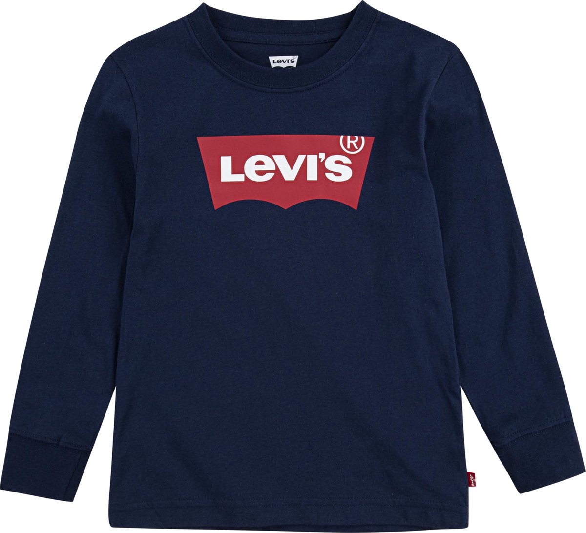 Levi´s ® Kids Batwing T-shirt Met Lange Mouwen 16 Years Meisje Blauw