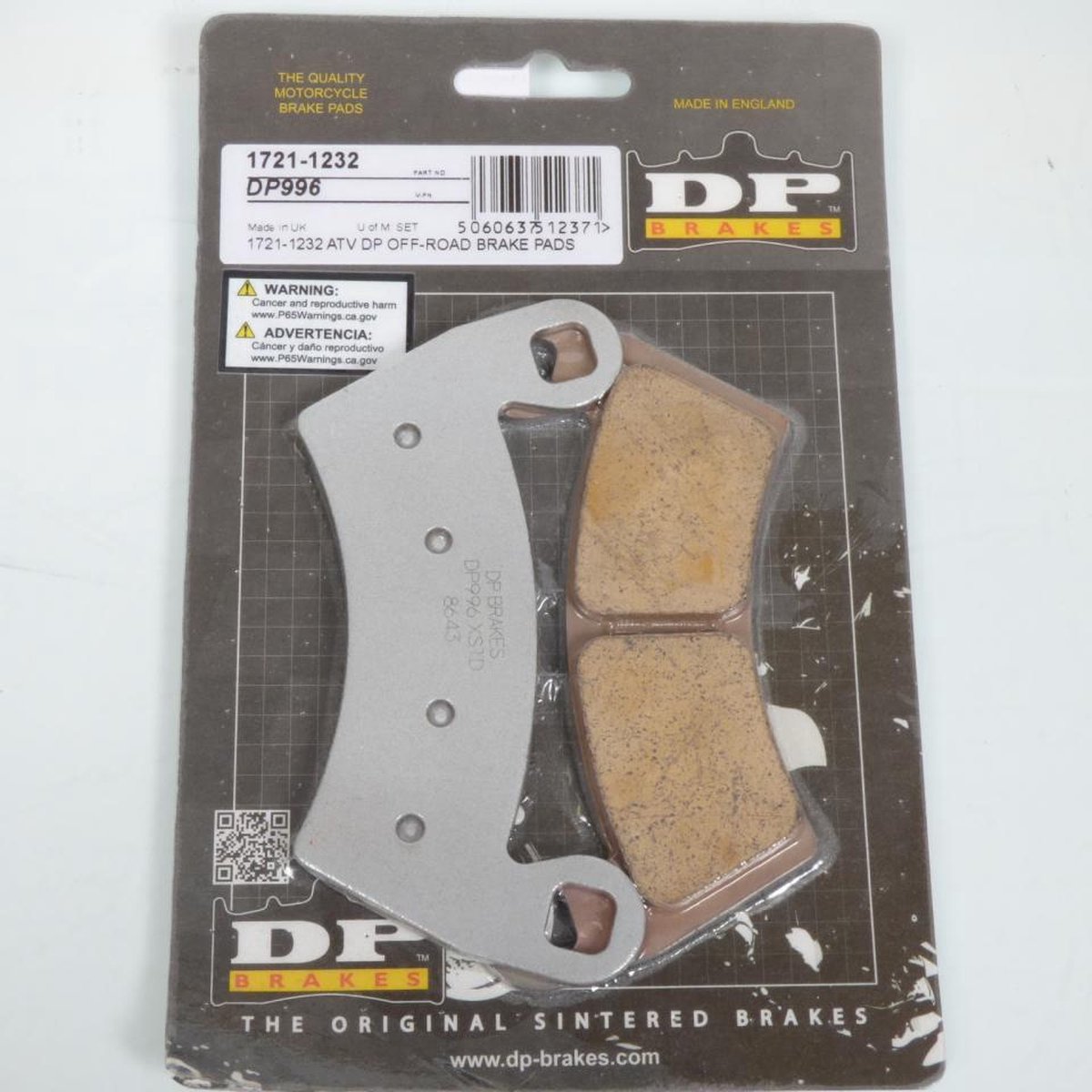 remblokje dp remmen voor quad polaris 800 ranger rzr 4 eps 2012 tot 2013 avg / avd nieuw
