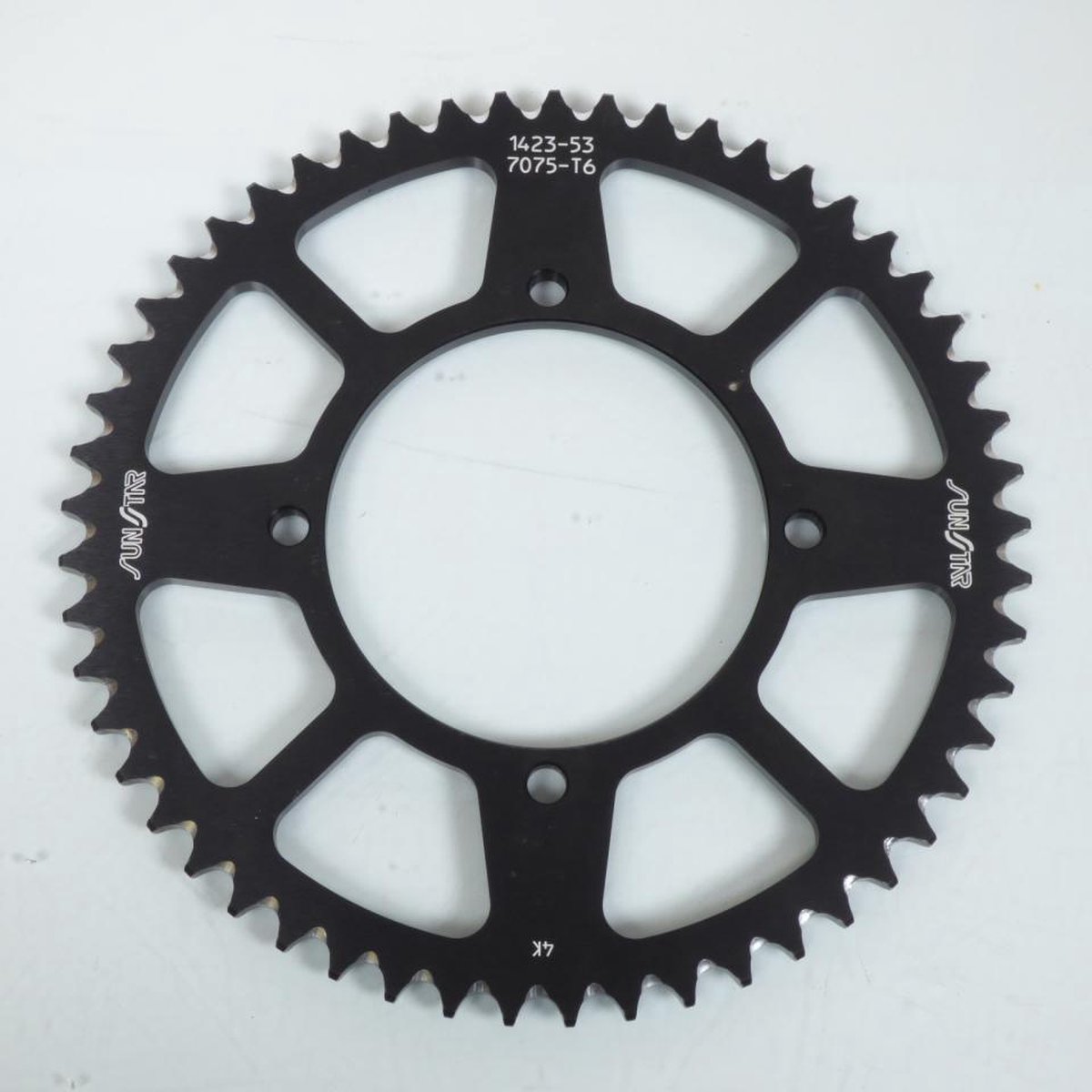 Couronne de transmission Sunstar pour Moto Kawasaki 80 Kx Grandes Roues 1991 à 2000 53 dents / ARG Neuf
