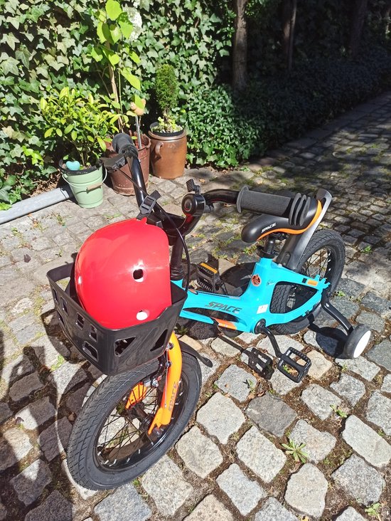 SKYS - kinderfiets van 5 t/m 7 jaar - 18 inch - blauw oranje van SKYS — afbeelding 5