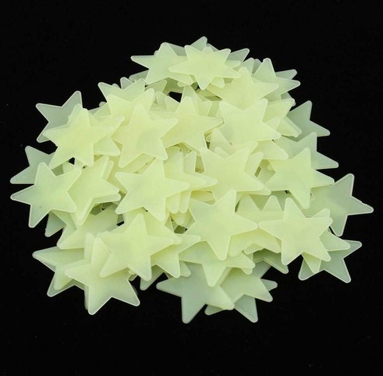 MiXXAR 100pcs Glow In The Dark Stars Wall Stickers DIY