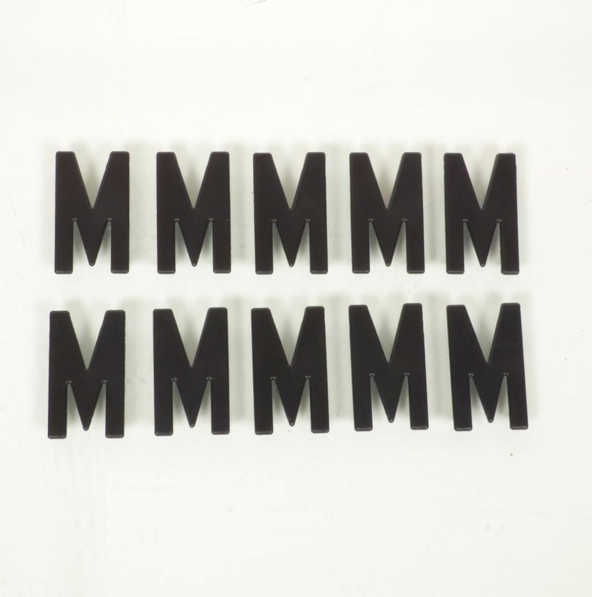 Lettre M pour plaque d'immatriculation Tiflex H45mm Neuf pour moto