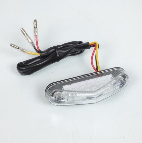 universele led achterlicht mini driehoek voor motor scooter quad spatbord — afbeelding 4
