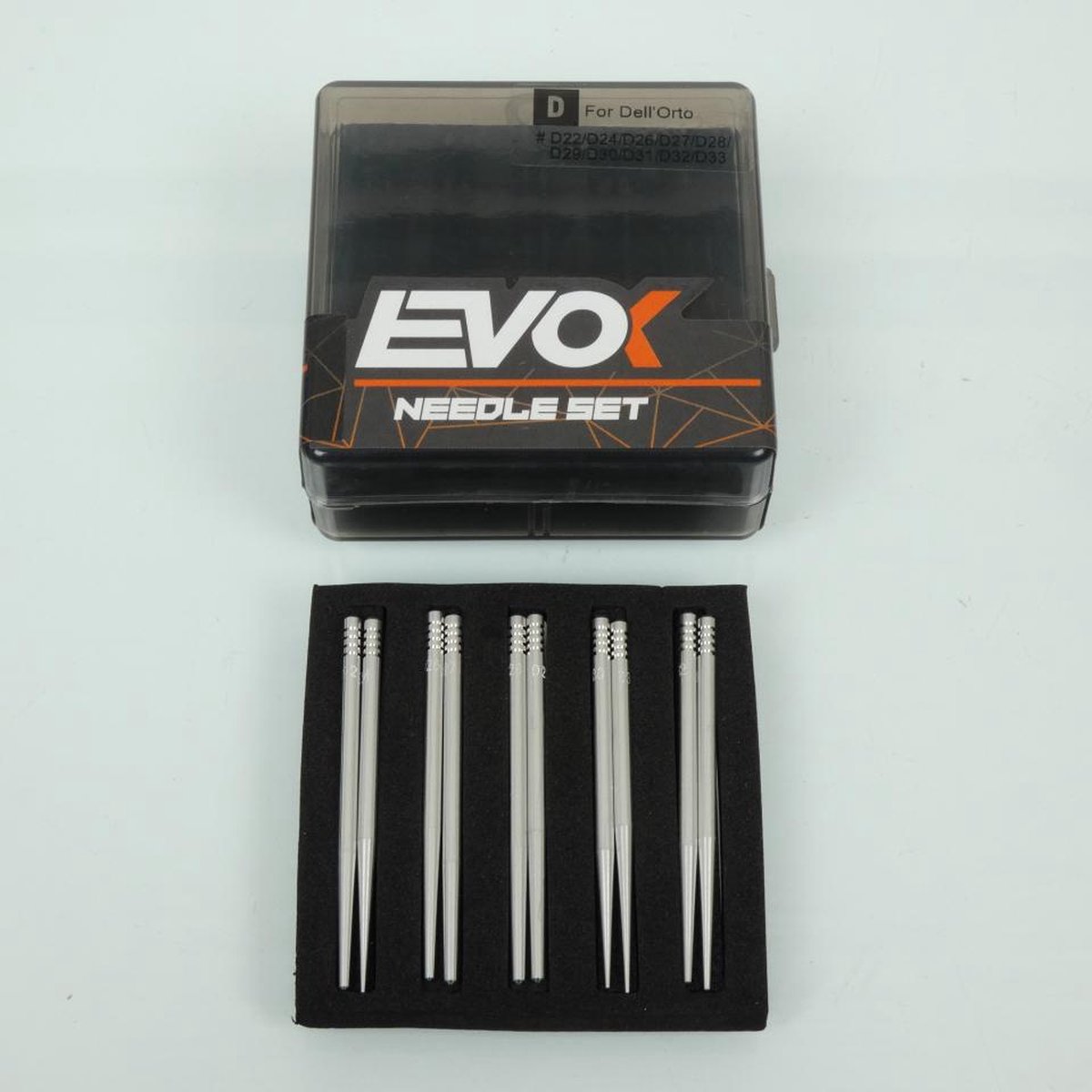 Aiguille de boisseau de carburateur Dellorto PHBL D22 à D33 EVOK pour moto Neuf