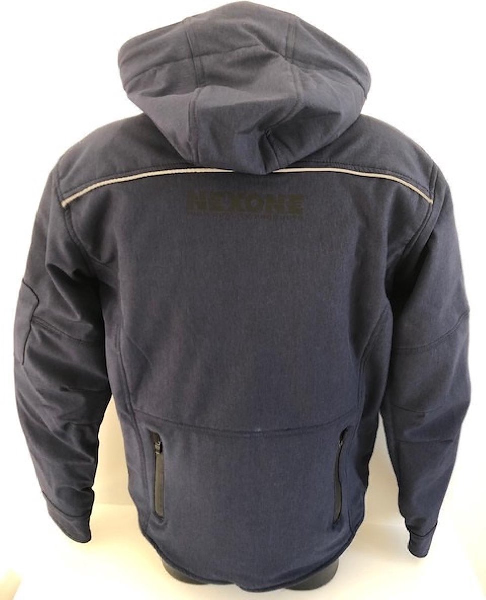 Blouson veste pour moto Homme Nexone Soft-Shell bleu Soft Shell Taille XL homologué CE