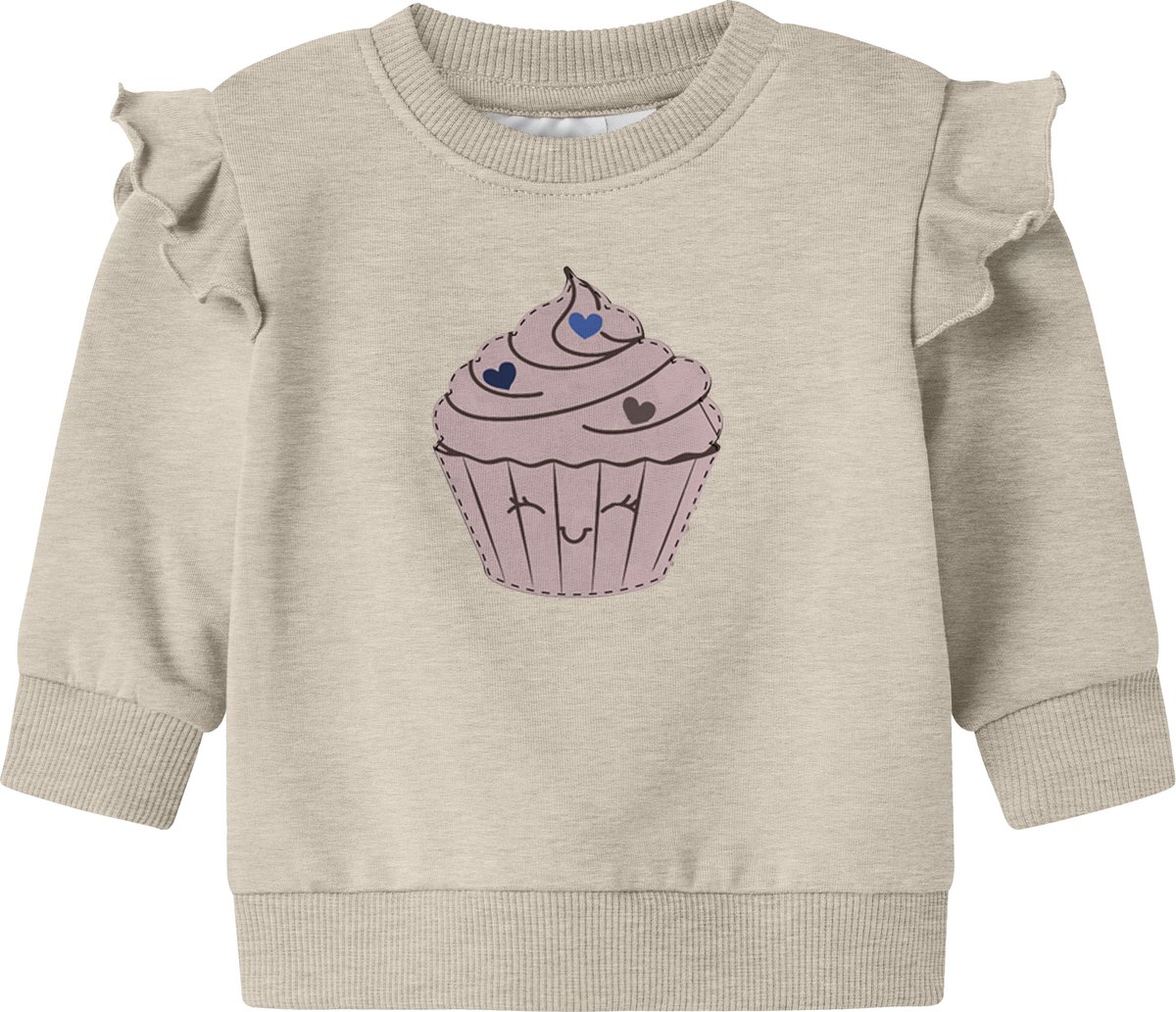 Name It Nilda Sweatshirt - Maat 74 - Peyote Melange