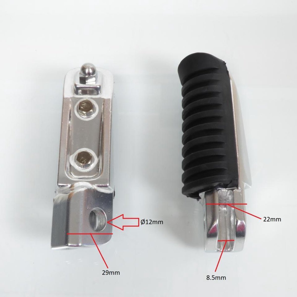 bihr voetsteun voor motor kawasaki 1100 zrx 1997 tot 1999 a27-20010 nieuw