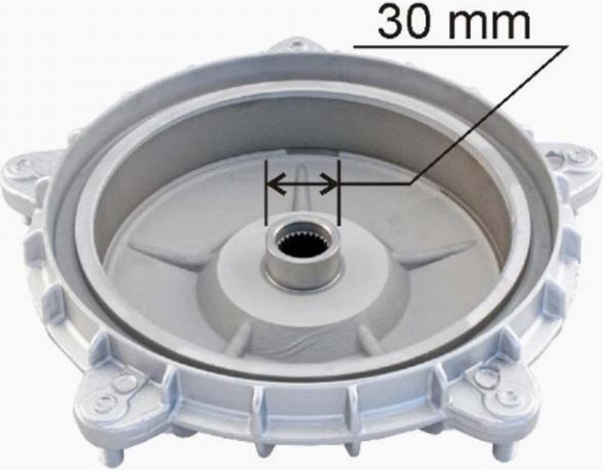 rms velgnaaf voor scooter piaggio 90 vespa 1963-1968 194433 nieuw