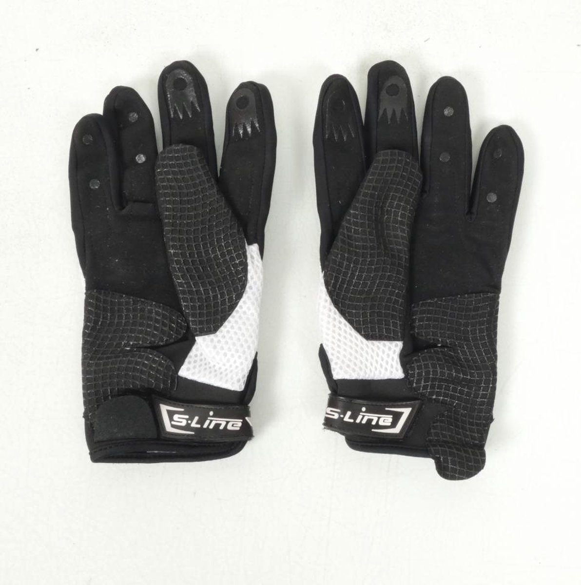 Gant moto cross VTT descente S-Line taille XS pour homme / femme noir/blanc GAN 460 XS 07 Neuf