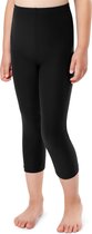 Merry Style Meisjes Leggings - Sport - Vrijetijdsbroek - ¾ Lang - Zwart - 110 - MS-MS10-352-LE