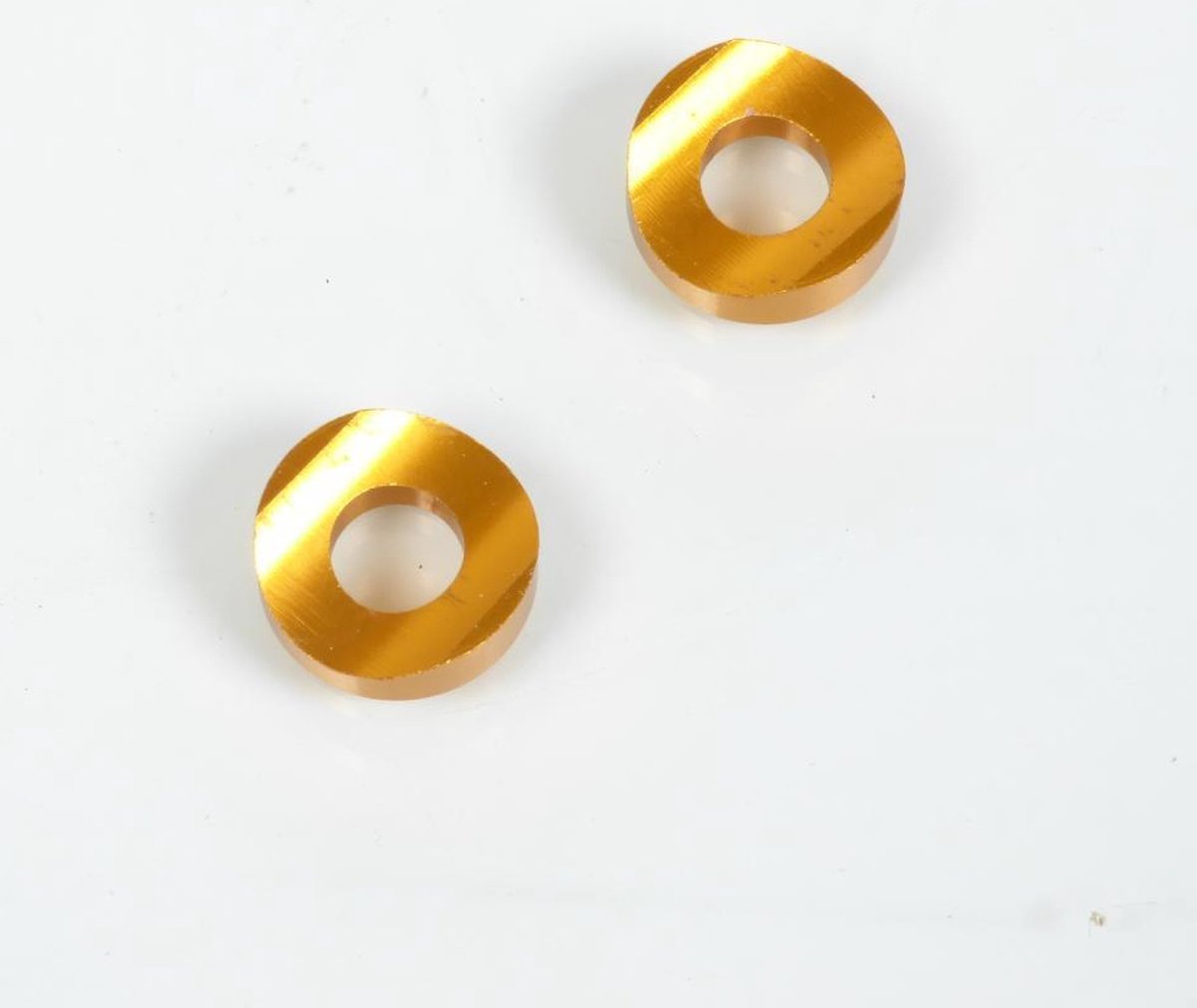 Entretoise de valve incurvée en aluminium anodisée or pour moto enduro cross neuf