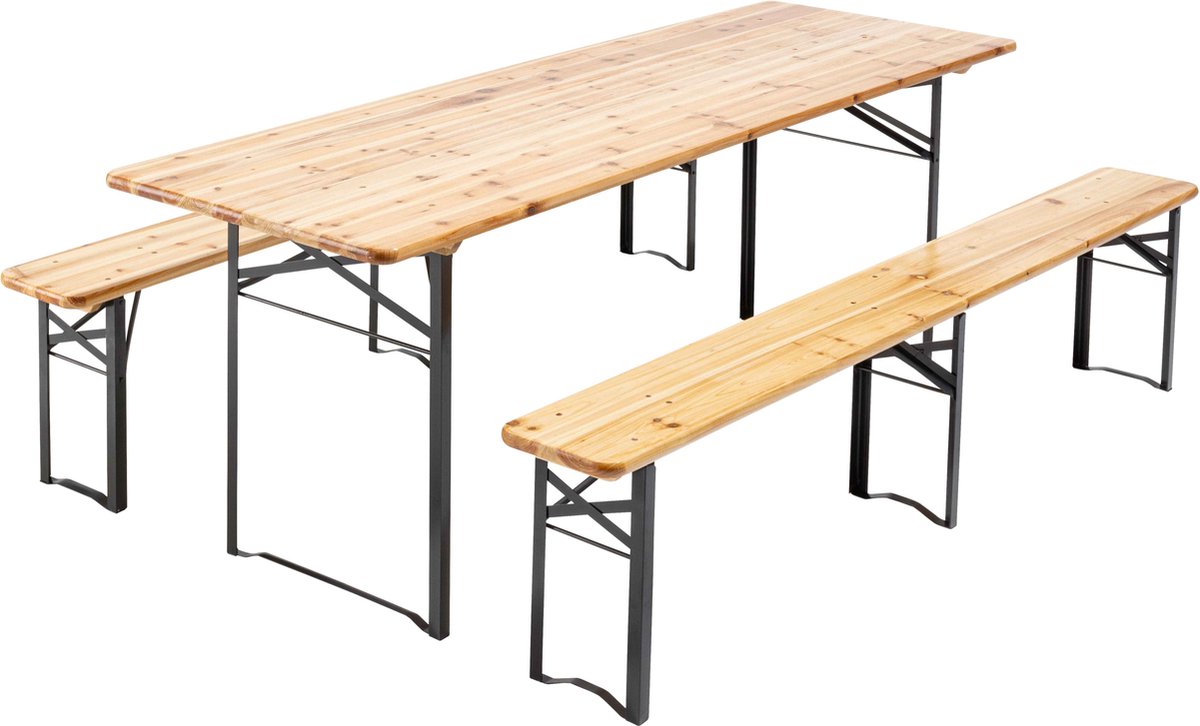 Oviala - Houten tafelset voor 8/10 personen - Munich