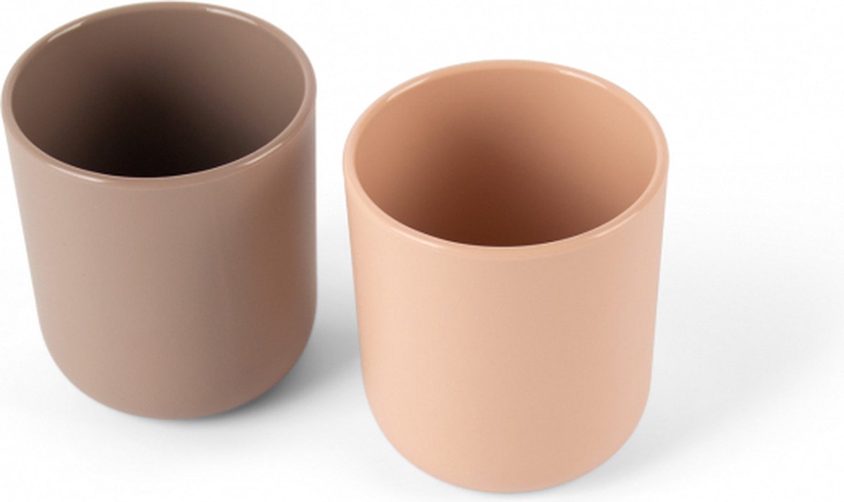 Goedkoopste Dantoy Bekerset Mokka/Beige, 2dlg.
