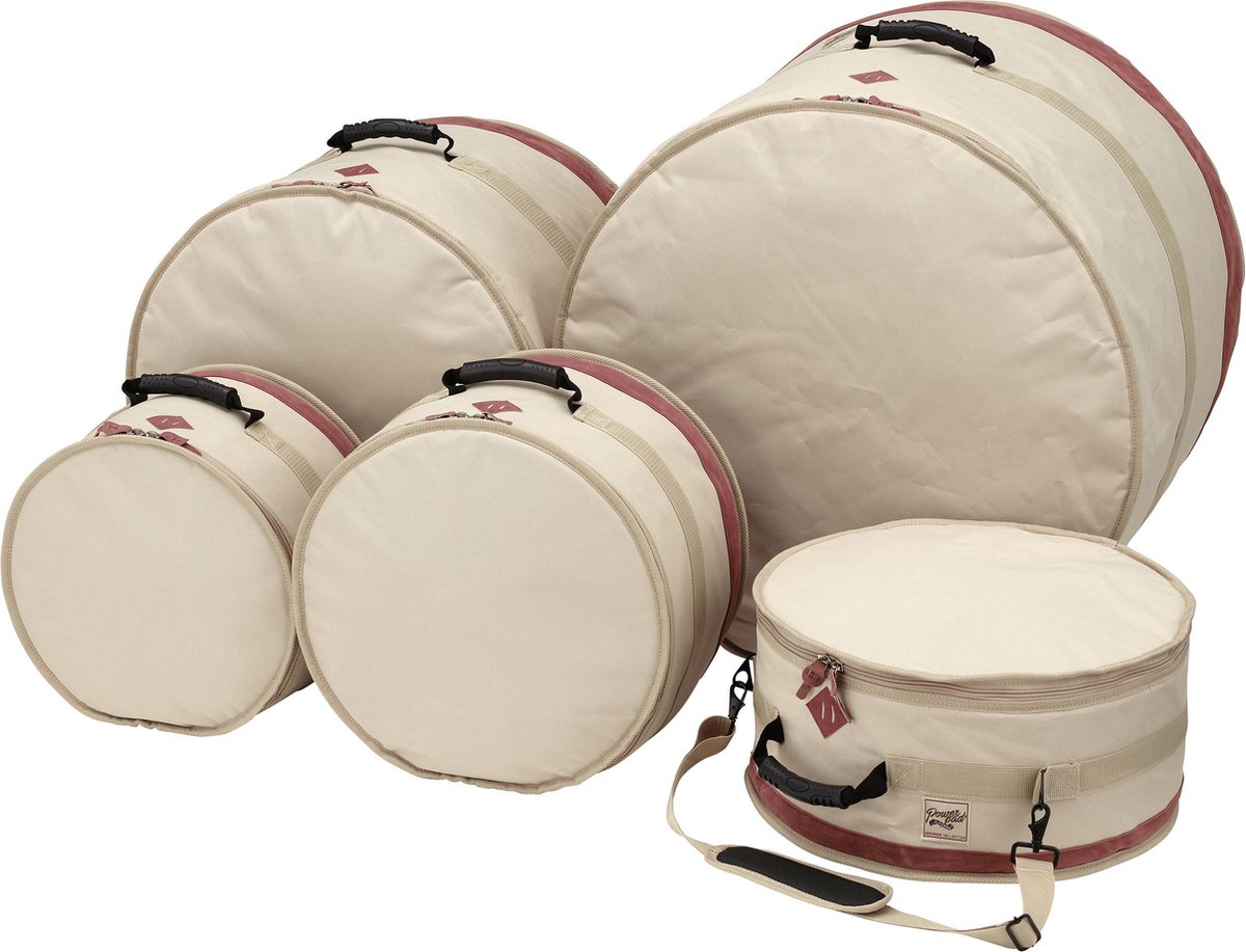 Tama TDSS52KBE Powerpad Designer Drum-Set Bag (Beige) - Drum tas set