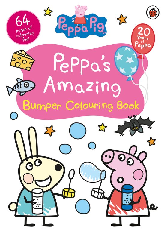 Peppa Pig- Peppa Pig: Peppa’s Amazing Bumper Colouring Boo ... - cover