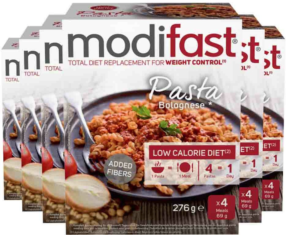 Modifast Weight Control Pasta Bolognese - 6 x 4 x 62 gr - Voordeelverpakking