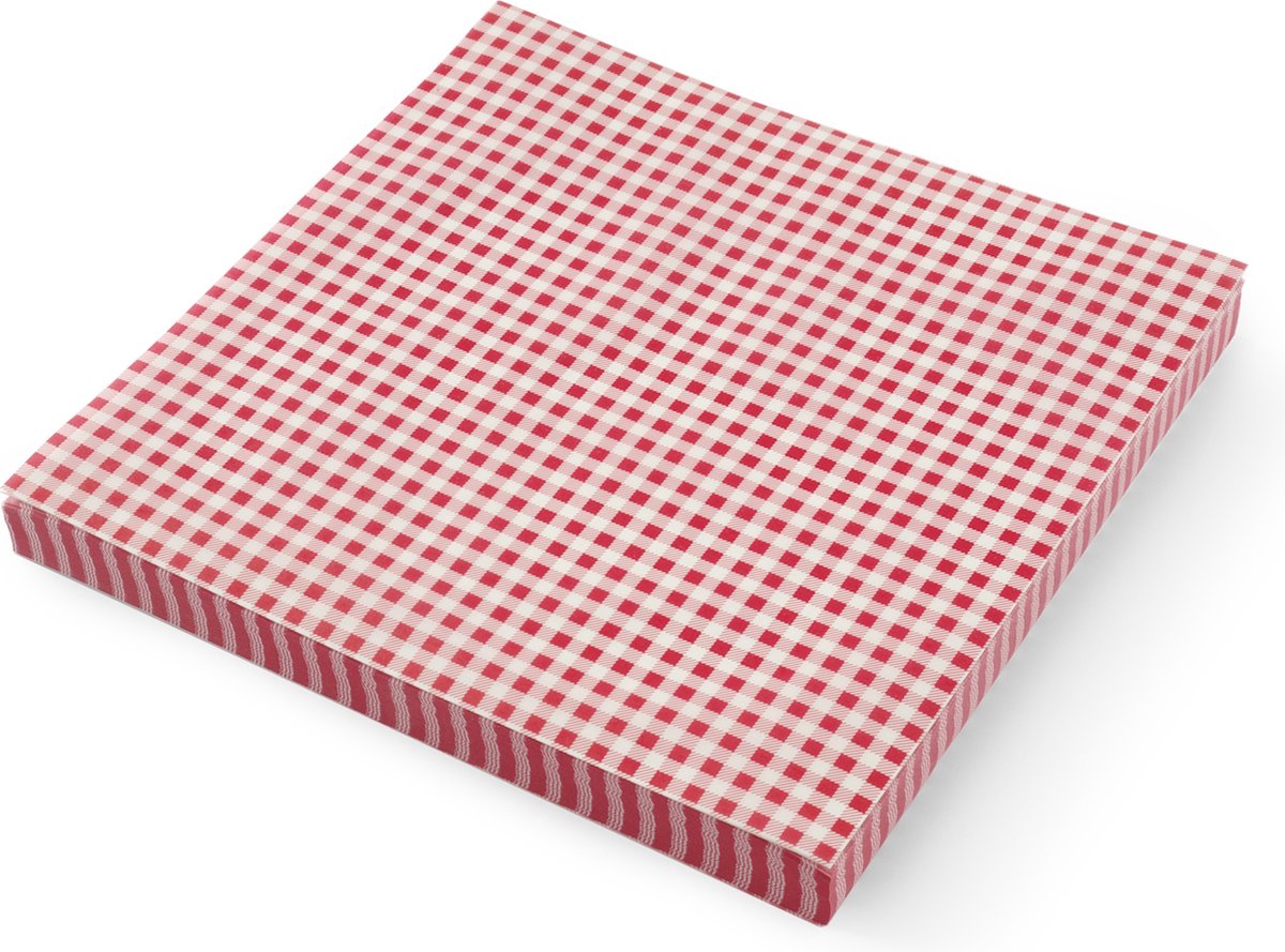 HENDI Vetbestendig papier – ruitjespatroon – 306x305 mm – 500 stuks