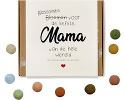 Blossombs Bloembommetjes Giftbox Medium - 9 Zaadbommetjes - Mama - Moederdag Cadeautje