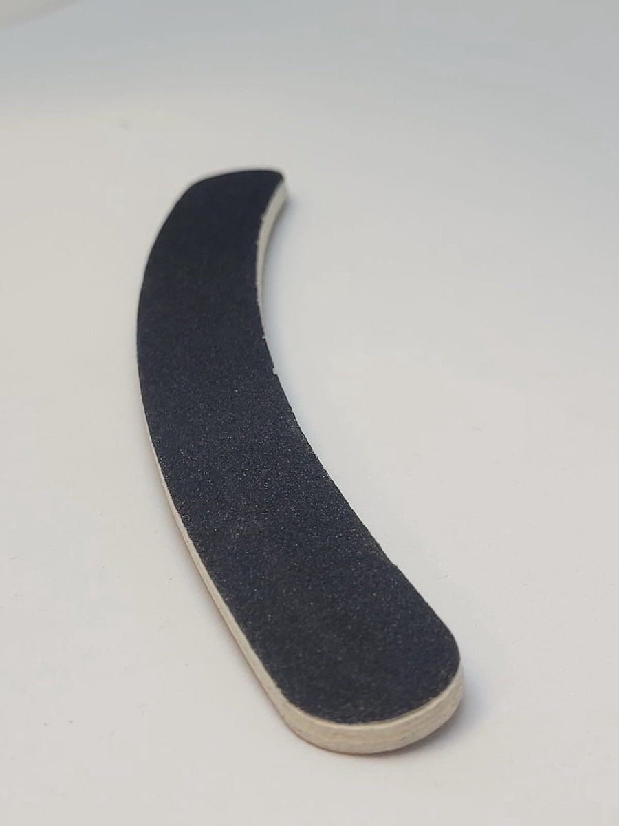 Goedkoopste Go Go Gadget - Nagelvijl - Boomerang - 100/180 - Geschikt voor Acryl & Gel Nagels - 1 set van 5 stuks - Zwart