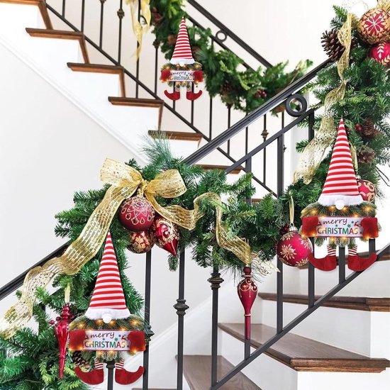 Rotan Krans Kerstkrans Deur Decor Venster Ornamenten Kerstdecoratie Kerstboomversiering