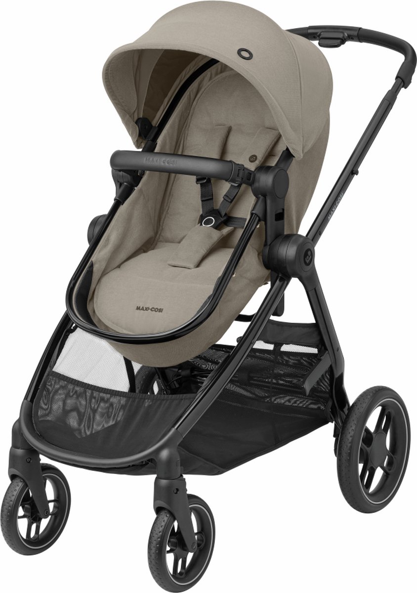 Maxi-Cosi ZeliaÂł Luxe 2-in-1 Kinderwagen - Omkeerbare zitting - Eenhandvouw - Twillic Truffle - Vanaf de geboorte tot ca. 4 jaar