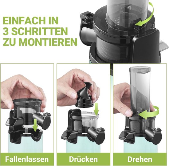 Mini Slowjuicer met Multifunctionele Functies en Achteruit-kauwfunctie van MINI — afbeelding 2