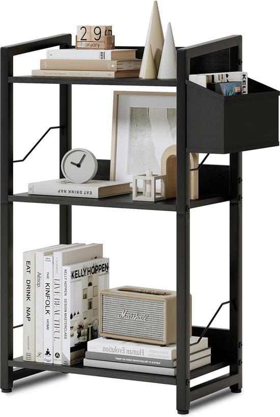 Foto: Inovra industri le boekenplank met drie niveaus voor woonkamer kantoor en slaapkamer