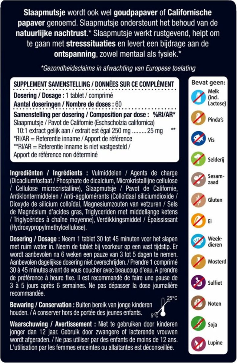 Goedkoopste Lucovitaal Slaapmutsje 60 tabletten