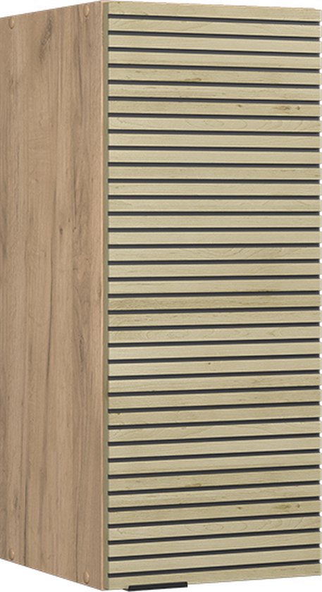 Vicco - Keuken Fame-line - Donkerblauw Hoogglans - Antraciet, 280 Cm