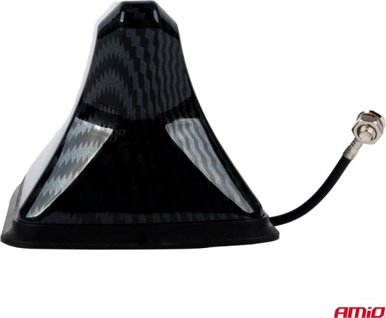 AMiO Universele Haaienvin Autoradio AM-FM Antenne Carbon van AMiO — afbeelding 3