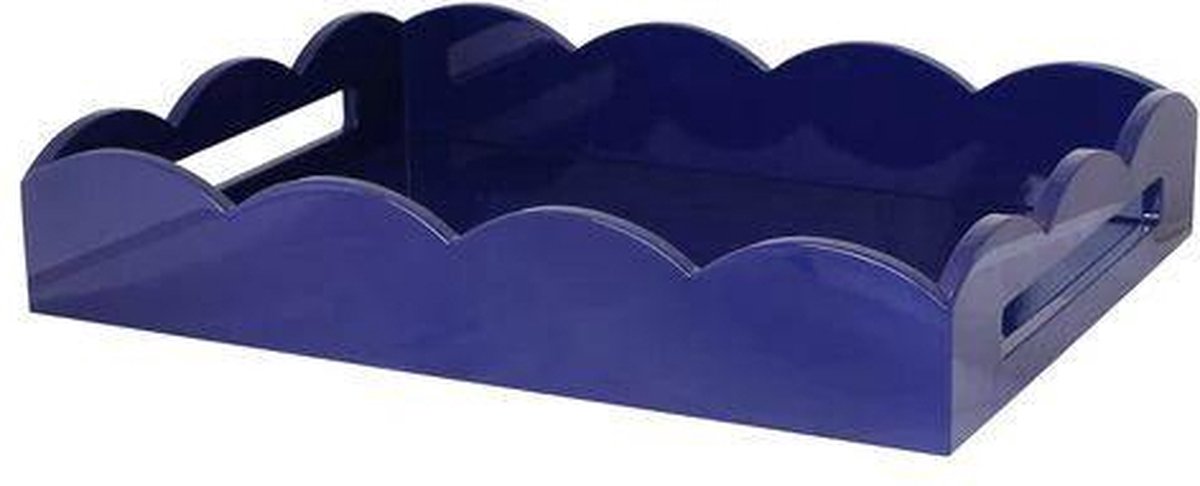 Addison Ross - Dienblad Ottomane Navy 43x33cm - Serveerplateaus