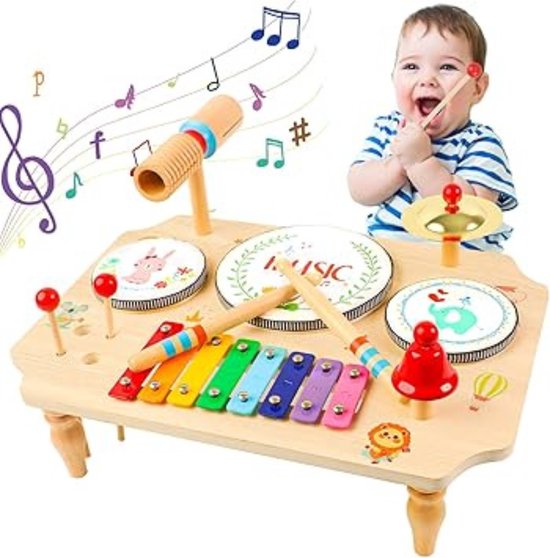 Op zoek naar het perfecte drumstel voor jouw peuter? Dit interactieve en educatieve