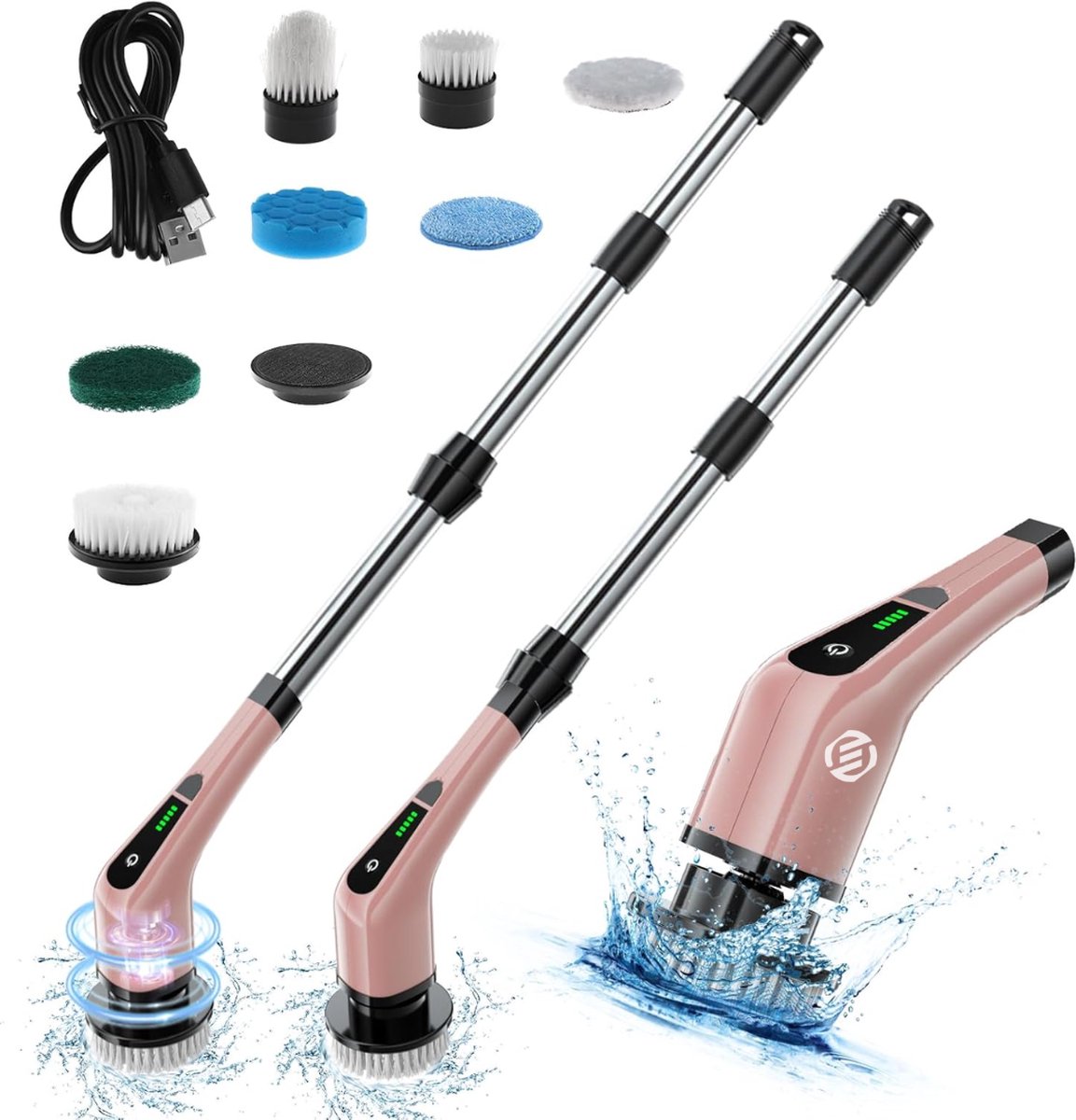 Goedkoopste Equivera Elektrische Spinschrobber- Spinning Schrobber - Elektrische Spin Schrobber - Draaiende Schrobber - Elektrische Schrobber - Schrobmachine - Poetsmachine - Schrobber - Elektrische Schrobborstel - Scrubber - Boenmachine - Spinscrubber - Elektri