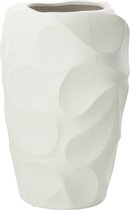 J-Line vaas Mirena - keramiek - wit - large - 43 cm hoog