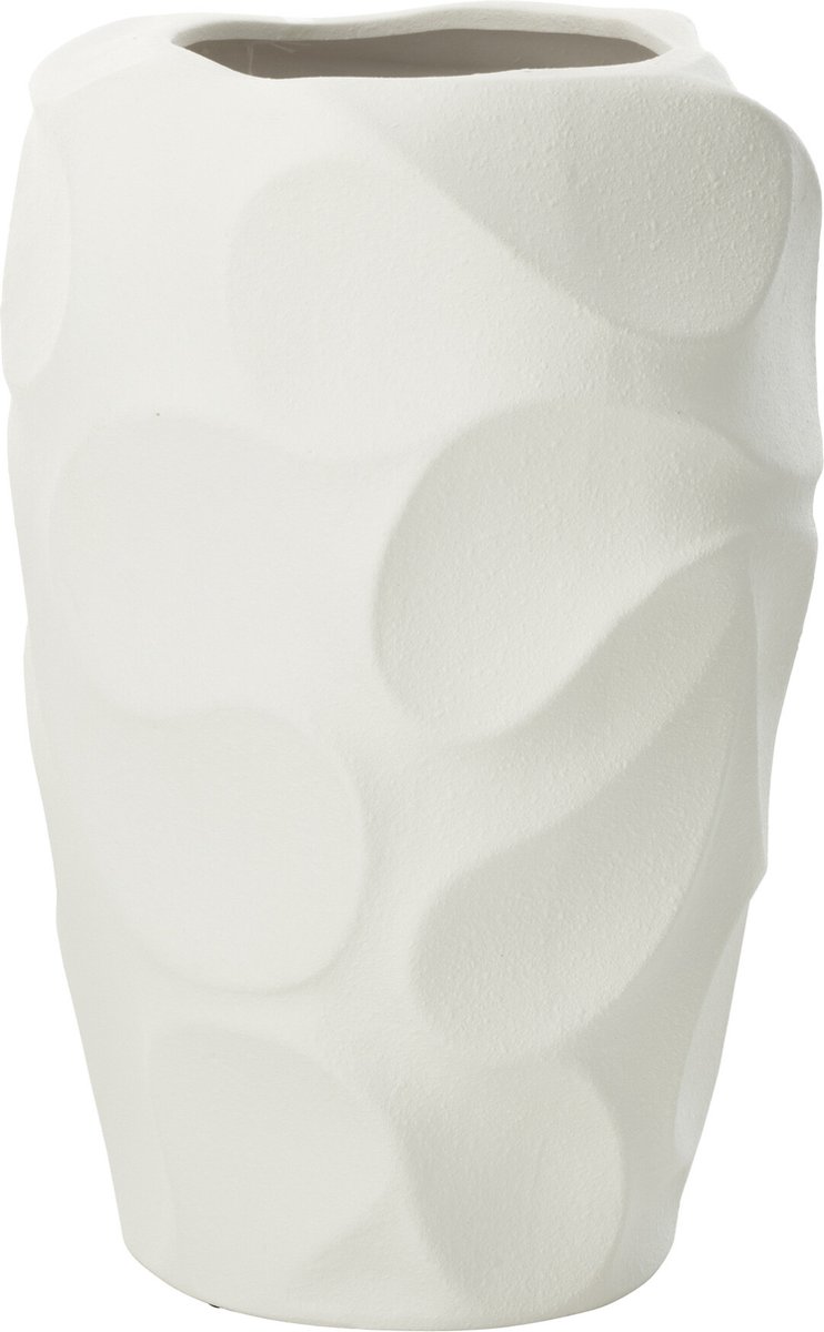 vaas Mirena - keramiek - wit - large - 43 cm hoog