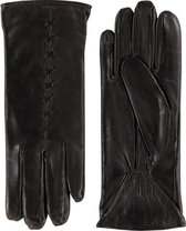 Leren handschoenen dames model Lezuza Color: Black, Size: 7