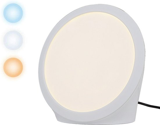 Daglichtlamp met Timer en Dimfunctie - 10.000 Lux - Led Lichttherapie Lamp - met White Noise - UV Vrij - Zonlicht Lamp - Tegen Winterdepressie