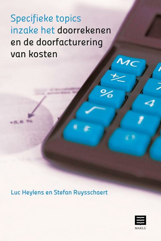 Specifieke topics inzake het doorrekenen en de doorfactureri ... - cover