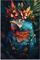 Perroquet, Fleurs