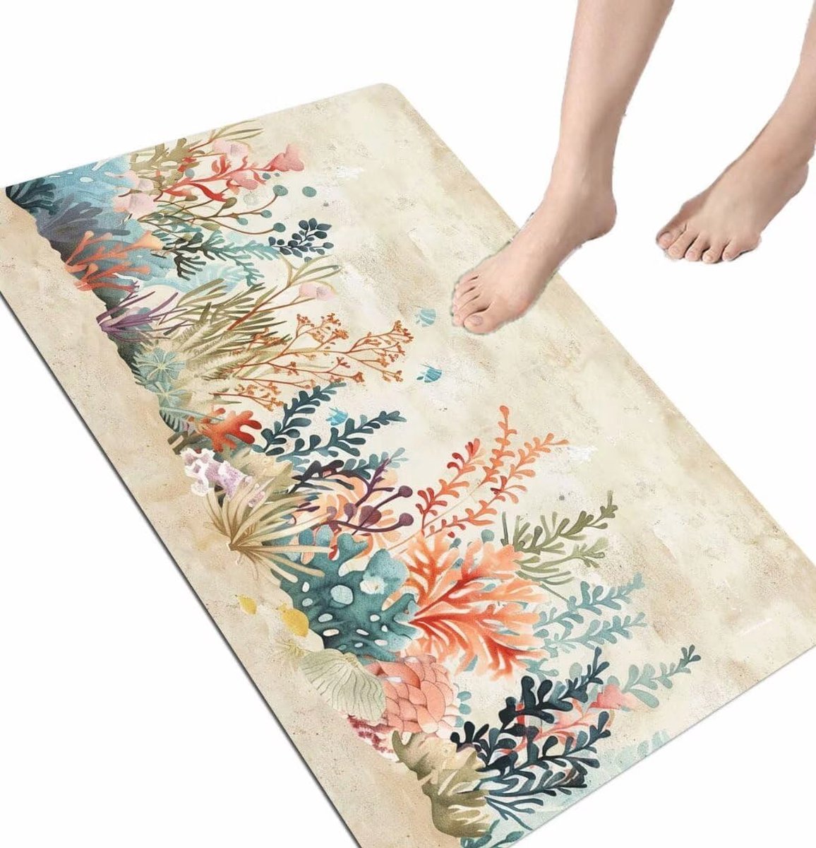 Sneldrogende en Absorberende Badmat 99 x 160 cm - Antislip Vloermat voor Badkamer en Keuken