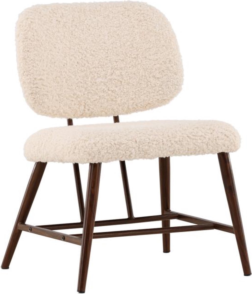Svea - Miso fauteuil - teddy - wit