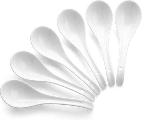 10 Stuks Melamine Soeplepel, Chinees Soeplepel, Aziatische Voorgerecht Lepel, met de