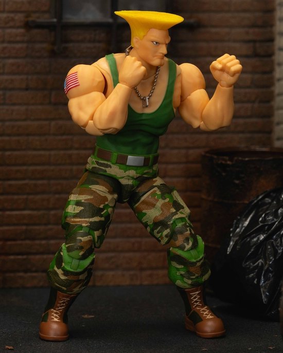Jada Toys Ultra Street Fighter II: The Final Challengers Action Figure 1/12 Guile 15 cm Action Figuur
